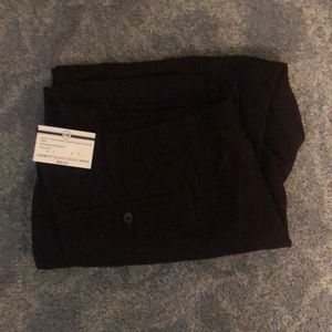 Harbor Bay loose fit elastic waist pants black 2X x 30L